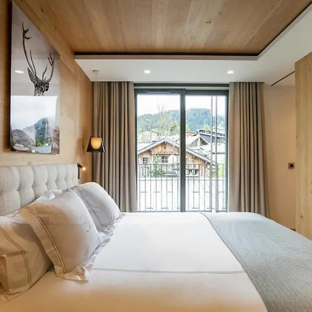 Ecrin Blanc - De Gamme - Balcon Avec Vue - Centre De Appartement Megève